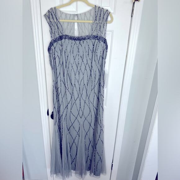 Roaman's Women's Plus Size Beaded Sweetheart Gown Dress 18w - Picture 3 of 14